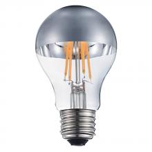  65821 - LED Filament Lamp A19 E26 Base 4W 120V 27K Half Mirror Oblic Dim Standard